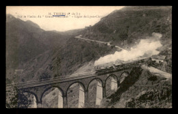 63 - THIERS - TRAIN SUR LE VIADUC DU CHEMIN DE FER DU GRAND TOURNANT - Thiers