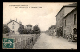 63 - PONTGIBAUD - AVENUE DE LA GARE - HOTEL DE L'UNIVERS - Sonstige & Ohne Zuordnung