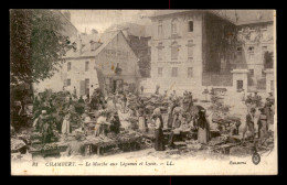 73 - CHAMBERY - LE MARCHE AUX LEGUMES ET LE LYCEE - CACHET DEPOT DE BLESSES N°2 - Chambery