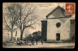 73 - ST-PIERRE-DE-SOUCY - PLACE DE L'EGLISE - ETAMEURS - VOIR ETAT - Sonstige & Ohne Zuordnung