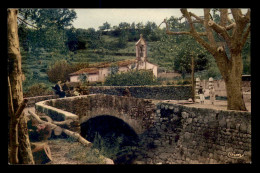 83 - MONTFERRAT - LE PONT MIRABEAU - CARTE COLORISEE - Sonstige & Ohne Zuordnung