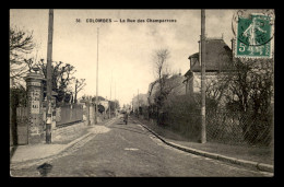 92 - COLOMBES - RUE DES CHAMPARRONS - Colombes