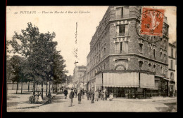 92 - PUTEAUX - PLACE DU MARCHE ET RUE DES COLOMBES - Puteaux