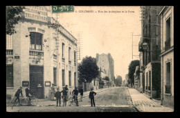 92 - COLOMBES - RUE DES AUBEPINES ET LA POSTE - Colombes