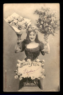 BERGERET - BONNE FETE - FEMME - Bergeret