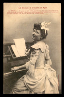 BERGERET - LA MUSIQUE A TRAVERS LES AGES - LE PIANO - FEMME - Bergeret