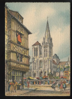 ILLUSTRATEURS - BARRE ET DAYEZ - LISIEUX, LA CATHEDRALE ST-PIERRE - Barday