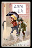 ILLUSTRATEURS - RIGHT - ENFANTS SOUS LA PLUIE - EDITEUR LAPINA N°2931 - Right