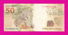 Brazil. May,2015- 50 Reais ( 2nd Family). Obverse Symbolic Effigy Of The Repubblic. Jaguar. SPL, EF XF, SUP - Brazil