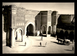 MAROC - MEKNES - BAB EL MANSOUR - SERIE VISAGE PHOTOGRAPHIQUE DU MAROC - EDIT BERNARD ROUGET, CASABLANCA  - Meknes