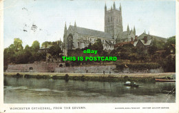 R601274 Worcester Cathedral From Severn. Burrow. Cheltenham. British Colour Seri - Wereld