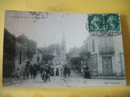 49 5684 INCONNU SUR DELCAMPE. RARE CPA 1909 - 49 ANDIGNE - LE BOURG - BELLE ANIMATION - Sonstige & Ohne Zuordnung