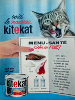 Publicité Papier  CHAT KITEKAT Novembre 1964 FAC 1020 - Publicidad