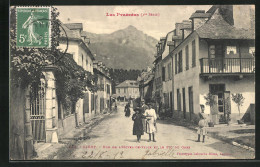 CPA Cierp, Rue De L`Hotel De Ville Et Le Pic Du Gars  - Sonstige & Ohne Zuordnung