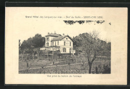 CPA Saint-Cyr, Grand Hotel Des Lecques-sur-Mer, Vue Rpise Du Balcon De L'annexe  - Saint-Cyr-sur-Mer