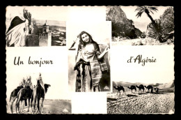 SCENES ET TYPES - ALGERIE - UN BONJOUR MULTIVUES - EDITEUR PHOTO-AFRICAINES - Scènes & Types