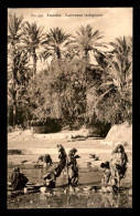 SCENES ET TYPES - TUNISIE - SAHARA - LAVEUSES INDIGENES - EDITEUR LEHNERT & LANDROCK  - Tunesien