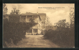 CPA Le Lavandou, Hotel D'Aiguebelle, Entree De L'Hotel  - Le Lavandou