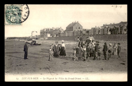 14 - LUC-SUR-MER - LA PLAGE ET LES VILLAS DU GRAND ORIENT - Luc Sur Mer