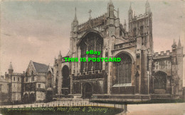 R600997 Gloucester Cathedral. West Front And Deanery. Friths Series. No. 28967. - Wereld