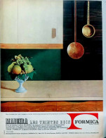 Publicité Papier  FORMICA MADEIRA CUISINE Novembre 1964 FAC 1020 - Werbung