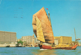 CPSM Chinese Junk-Kowloon-Hong Kong       L2880 - Chine (Hong Kong)