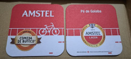 AMSTEL HISTORIC SET BRAZIL BREWERY  BEER  MATS - COASTERS #03  BAR PÉ DE GOIABA - Beer Mats