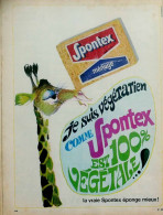 Publicité Papier  SPONTEX GIRAFE Mars 1964 FAC 983 - Publicités