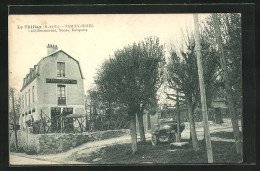 CPA Le Thillay, Family-Hotel, Cafè-Restauranr, Noces, Banqueis  - Autres & Non Classés