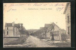 CPA Saint-Leu-Taverny, L`Avenue Des Tilleuls  - Taverny