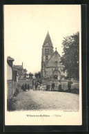 CPA Villers-en-Arthies, L`Église,  Vue De L'Église  - Arthies