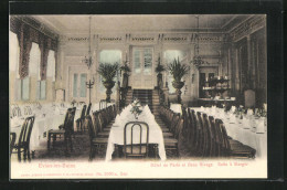 CPA Evian-les-Bains, Hôtel De Paris Et Beau Rivage, Salle à Manger  - Evian-les-Bains