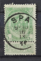 83 Avec Belle Oblitération Spa - 1893-1907 Stemmi