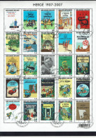 Belgie 2007 - OBP BL143° (3636/60) Kuifje Tintin Hergé - 2002-… (€)