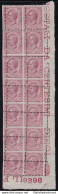 1906 Italia - Regno, N° 82 Blocco Di 14 MNH/** DENTELLATURA FORTEMENTE SPOSTATA - Altri & Non Classificati