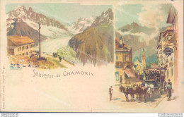 Ag236 Cartolina Souvenir De Chamonix - Other & Unclassified