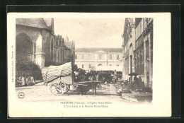 CPA Poitiers, L'Eglise Notre Dame  - Poitiers