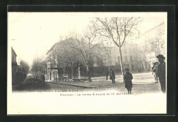 CPA Pertuis, Le Cours Et La Place Du IV Septembre  - Pertuis