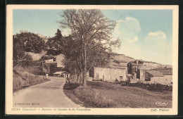 CPA Murs, Avenues De Gordes Et De Carpentras  - Gordes