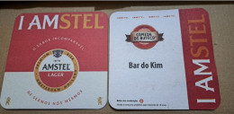 AMSTEL HISTORIC SET BRAZIL BREWERY  BEER  MATS - COASTERS #025 BAR DO KIM - Sotto-boccale