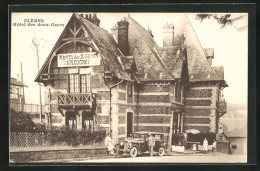 CPA Clères, Hôtel Des Deux Gares  - Clères