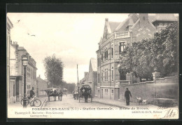 CPA Forges-les-Eaux, Route De Rouen  - Rouen