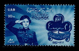 EGI-04- EGYPT - 1962 - MNH -SCOUTS- 25TH ANNIVERSARY OF THE EGYPTIAN GIRL SCOUTS - Ungebraucht