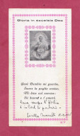 Holy Card, Santino- Gloria In Excelsis Deo. Corredino Spirituale Per Gesù Bambino- Con Permissione Ecclesiastica - Devotion Images