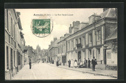 CPA Aumale, La Rue Saint-Lazare, Vue De La Rue  - Aumale