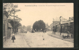 CPA Neufchatel-en-Bray, Le Carrefour Des Routes De Dieppe Et De Londinières, Vue Partielle  - Londinières