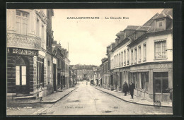 CPA Gaillefontaine, La Grande Rue, Vue De La Rue  - Other & Unclassified