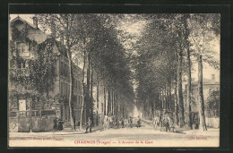 CPA Charmes, L'Avenue De La Gare  - Charmes