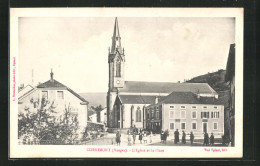 CPA Cornimont, L'Eglise Et La Place  - Cornimont