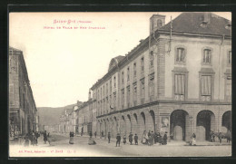 CPA Saint-Dié, Hotel De Ville Et Rue Stanislas  - Sonstige & Ohne Zuordnung